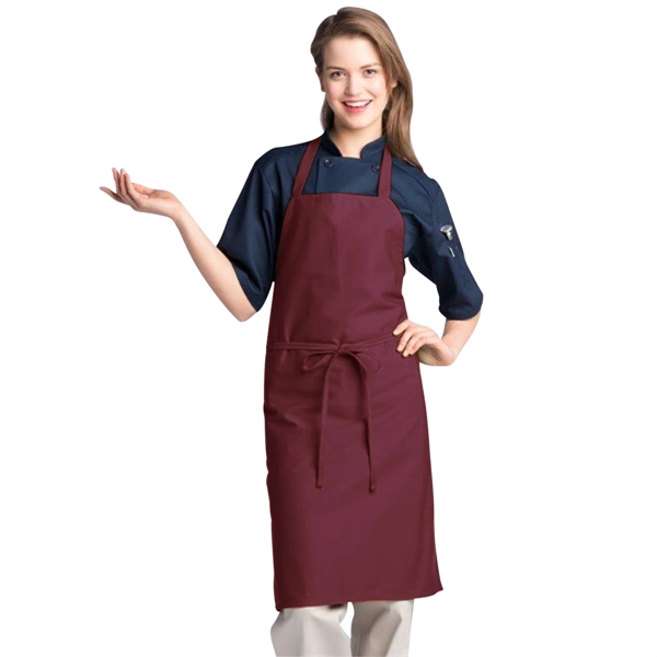 34" L x 30" W Maroon standard long bib apron.... from ASI 98085 Wolfmark