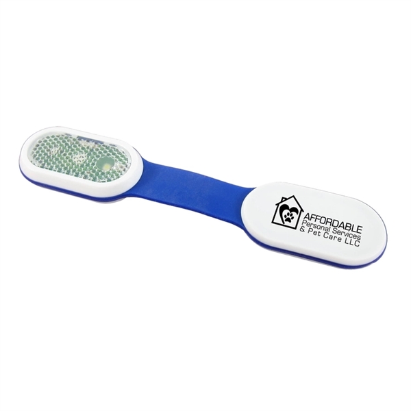 Magnetic light clip with a steady white light or flashing red... from ASI 92980 WOV-IN® / Promopet