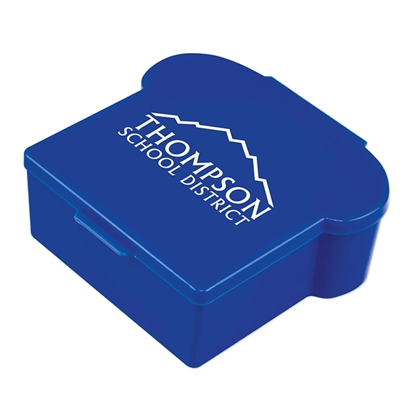 Large 5 3/4" x 5 1/4" plastic sandwich box.... from ASI 98360 WOWLine