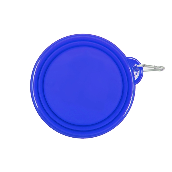Collapsible bowl with 32 oz. capacity and clip on carabiner that's... from ASI 92980 WOV-IN® / Promopet
