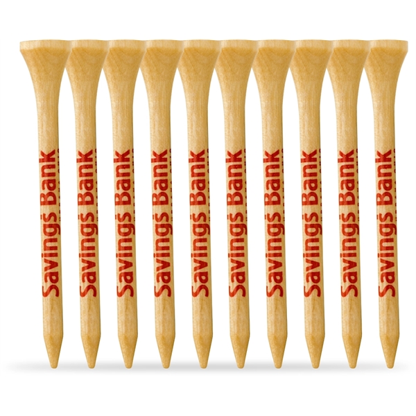Pack of ten, 2-3/4 wood golf tees... from ASI 38120 Ball Pro / Diversified Quality Kitchenware