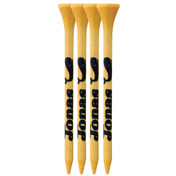 Pack of four, 3-1/4 bamboo golf tees... from ASI 38120 Ball Pro / Diversified Quality Kitchenware