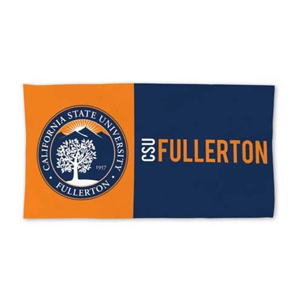 Towel measuring 22" x 42" with a soft polyester front and... from ASI 66390 LarLu / McArthur Towel & Sports