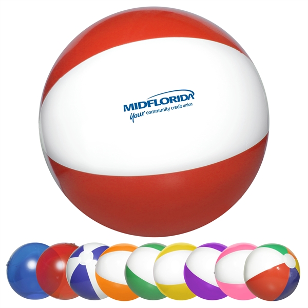 Inflatable Classic Style Beach Ball... from ASI 93520 Ventura Inc