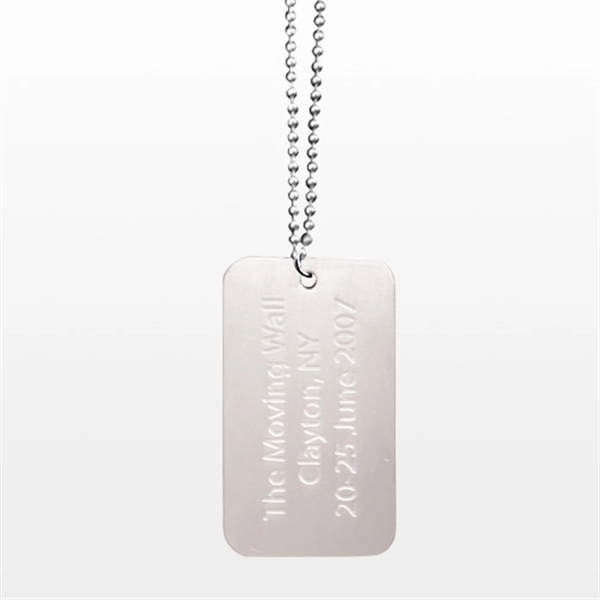 Stamped Dog Tag... from ASI 43270 Calconix Inc / Time Zone®