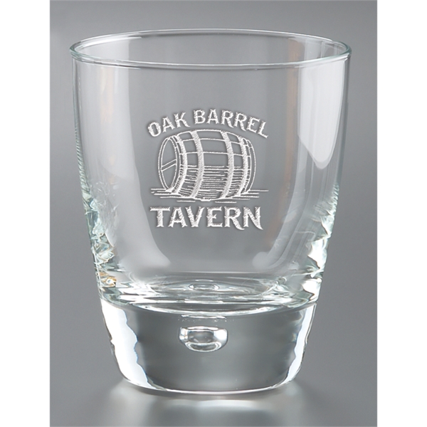 8.75 oz. on the rocks glass with bubble sham base and... from ASI 71920 Moderne Glass Company Inc / Glass America®