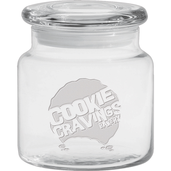 16 oz. glass apothecary jar with flat lid.... from ASI 71920 Moderne Glass Company Inc / Glass America®