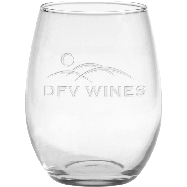21 oz. stemless red wine glass with rounded design and customization.... from ASI 71920 Moderne Glass Company Inc / Glass America®