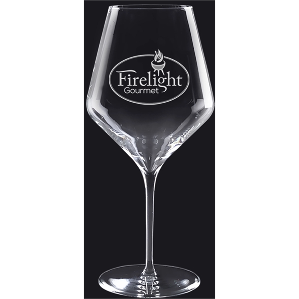 24 oz. red wine glass with deep etching.... from ASI 71920 Moderne Glass Company Inc / Glass America®