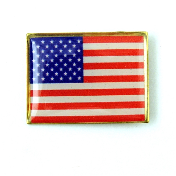 1" American flag lapel pin. Blank.... from ASI 96235 Wehr Industries Inc