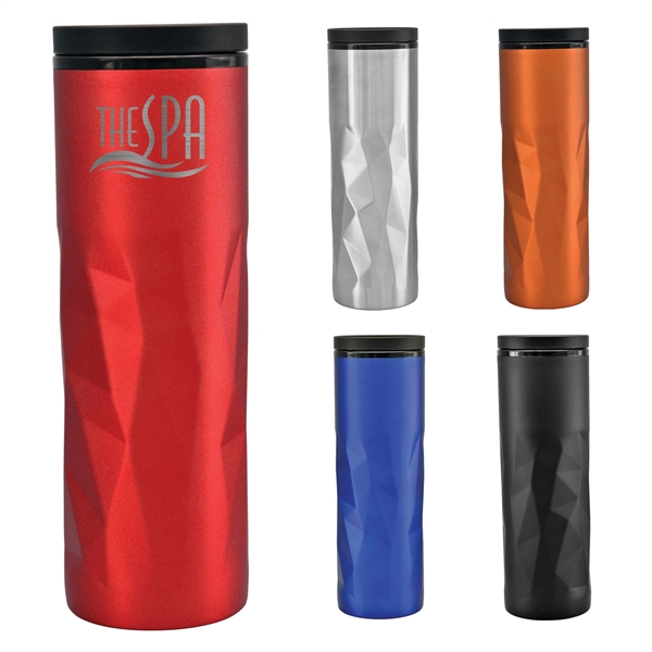 15 oz. stainless steel travel tumbler with double wall construction and... from ASI 71920 Moderne Glass Company Inc / Glass America®