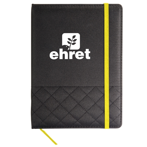 7 5/8" x 5 3/8" x 3/4" journal made from black... from ASI 90305 ZZ Merged - Sweda Company LLC / Sweda (R)