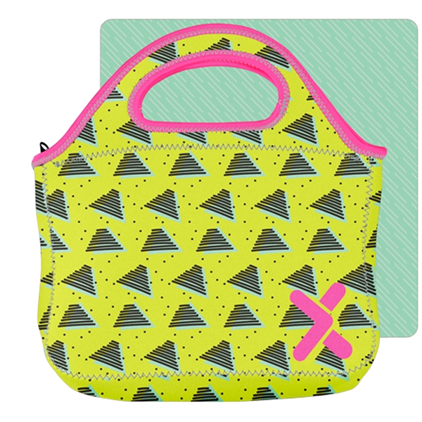 11.5" x 12" x 6" neoprene lunch bag with zipper closure,... from ASI 74710 Numo / NUMO