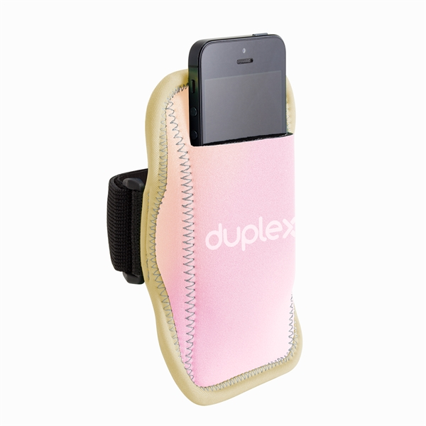 Neoprene smartphone and iPod holder with adjustable elastic armband.... from ASI 74710 Numo / NUMO