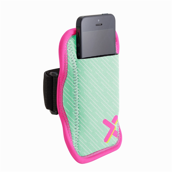 Neoprene smartphone and iPod holder with adjustable elastic armband.... from ASI 74710 Numo / NUMO