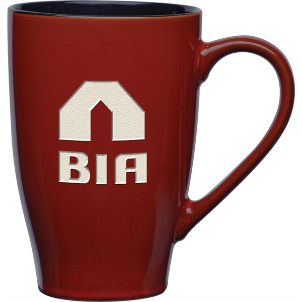 24 oz. ceramic mug with customization.... from ASI 71920 Moderne Glass Company Inc / Glass America®