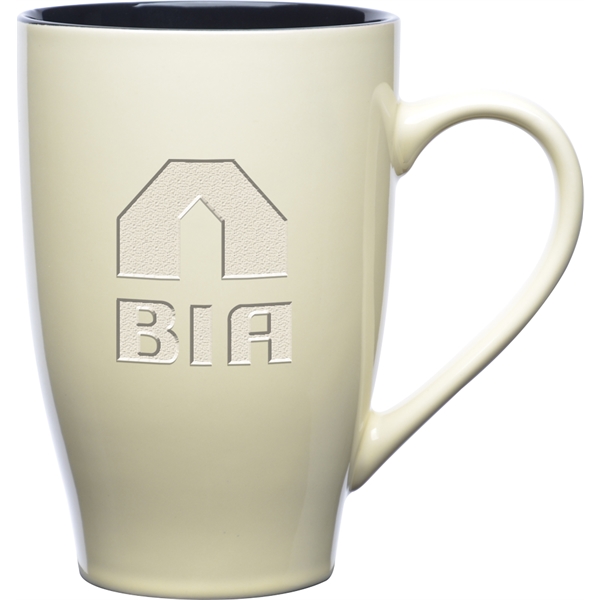 24 oz. ceramic mug with customization.... from ASI 71920 Moderne Glass Company Inc / Glass America®