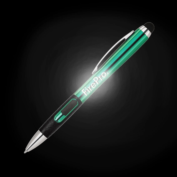 Make your logo shine bright with this L.E.D. light up pen!... from ASI 40544 Binaco