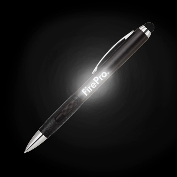 Make your logo shine bright with this L.E.D. light up pen!... from ASI 40544 Binaco