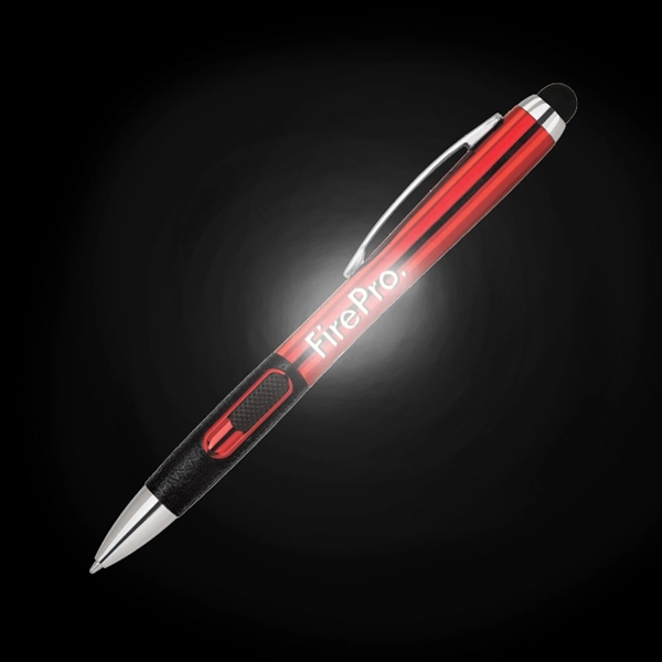 Make your logo shine bright with this L.E.D. light up pen!... from ASI 40544 Binaco