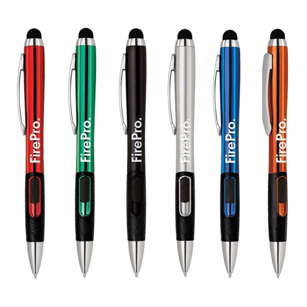 Make your logo shine bright with this L.E.D. light up pen!... from ASI 40544 Binaco