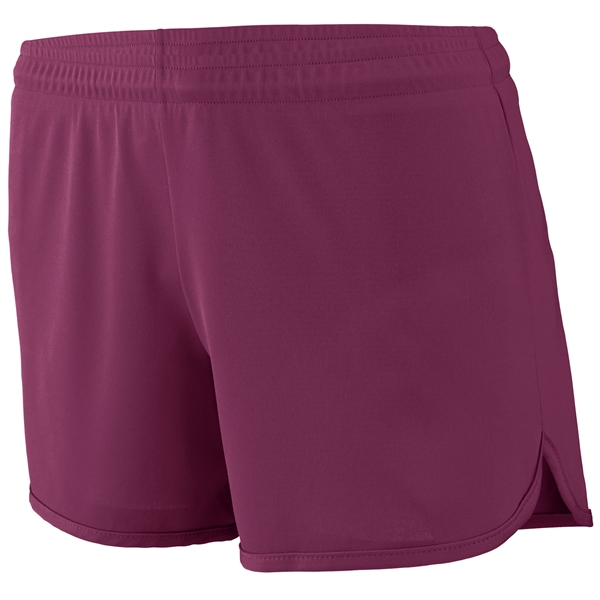 Ladies' shorts with inside drawcord, made from 100% polyester wicking knit.... from ASI 37461 Augusta Sportswear