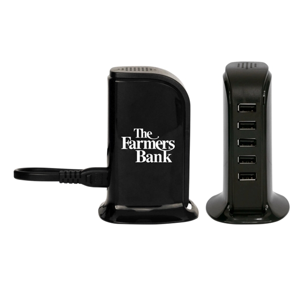 UL 5 Port USB Charging Tower... from ASI 30208 A P Specialties / AP Specialties
