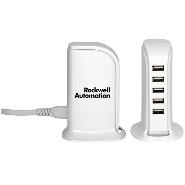 UL 5 Port USB Charging Tower... from ASI 30208 A P Specialties / AP Specialties