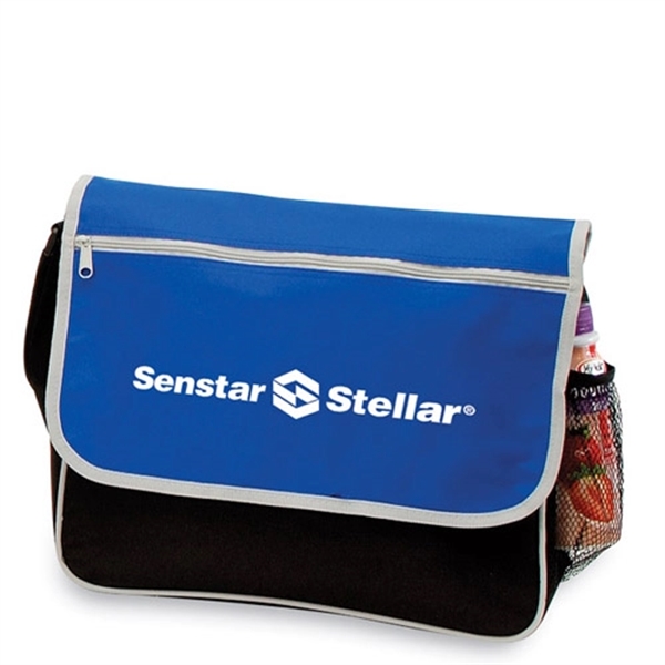 Messenger bag made of 600 denier polyester with large open compartment.... from ASI 40544 Binaco / Binaline