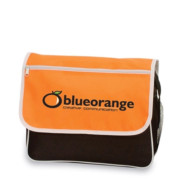 Messenger bag made of 600 denier polyester with large open compartment.... from ASI 40544 Binaco / Binaline