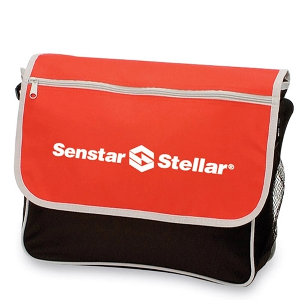 Messenger bag made of 600 denier polyester with large open compartment.... from ASI 40544 Binaco / Binaline