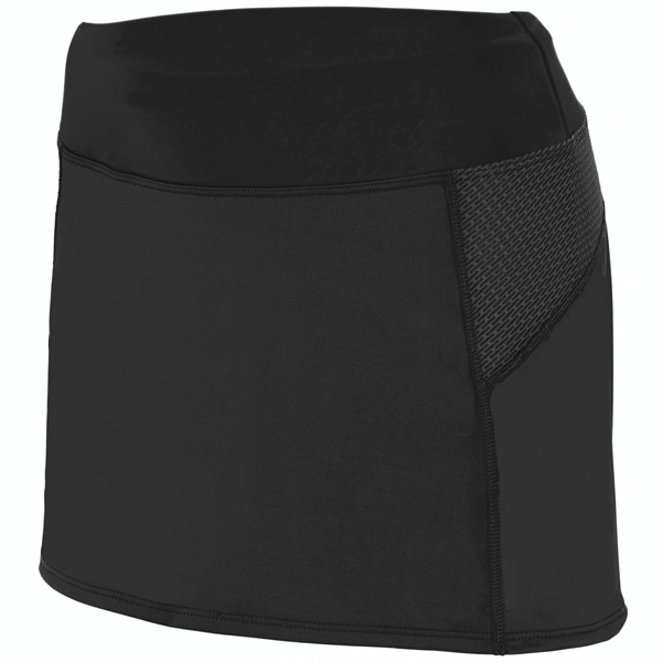 Low rise skort made of polyester/spandex blend knit material that's odor... from ASI 37461 Augusta Sportswear