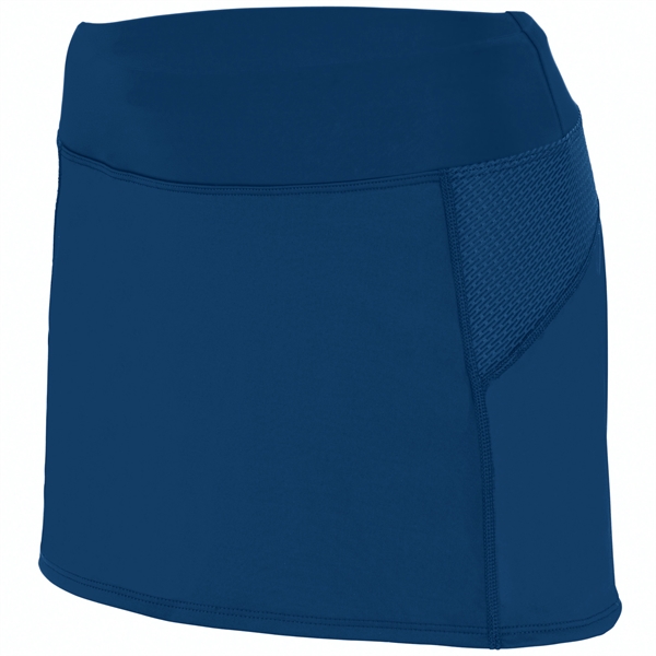 Low rise skort made of polyester/spandex blend knit material that's odor... from ASI 37461 Augusta Sportswear