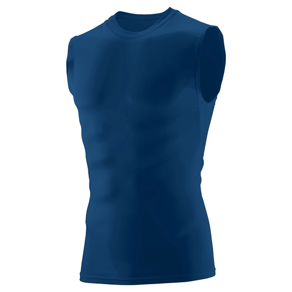 Sleeveless compression shirt that is odor resistant and wick away moisture,... from ASI 37461 Augusta Sportswear