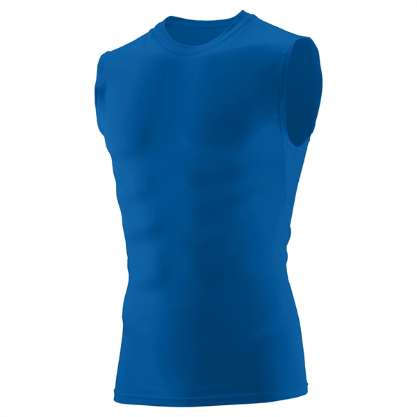 Sleeveless compression shirt that is odor resistant and wick away moisture,... from ASI 37461 Augusta Sportswear