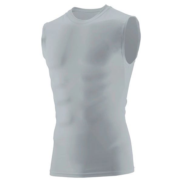 Sleeveless compression shirt that is odor resistant and wick away moisture,... from ASI 37461 Augusta Sportswear