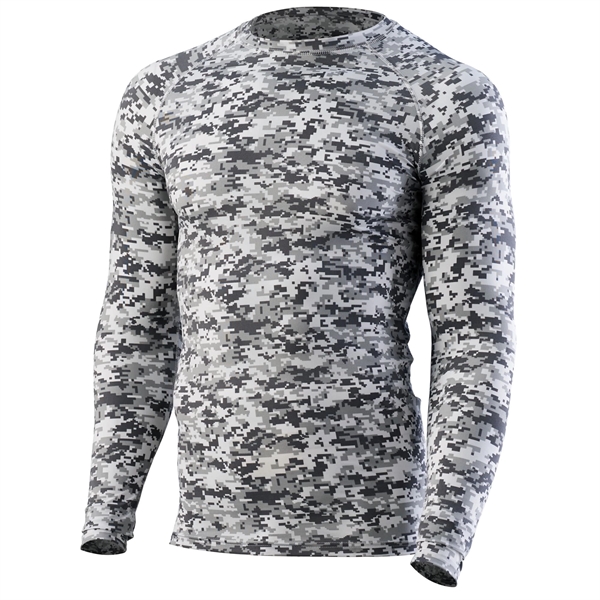 Long sleeve compression shirt that is odor resistant and wick away... from ASI 37461 Augusta Sportswear