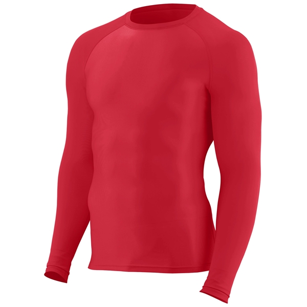 Long sleeve compression shirt that is odor resistant and wicks away... from ASI 37461 Augusta Sportswear