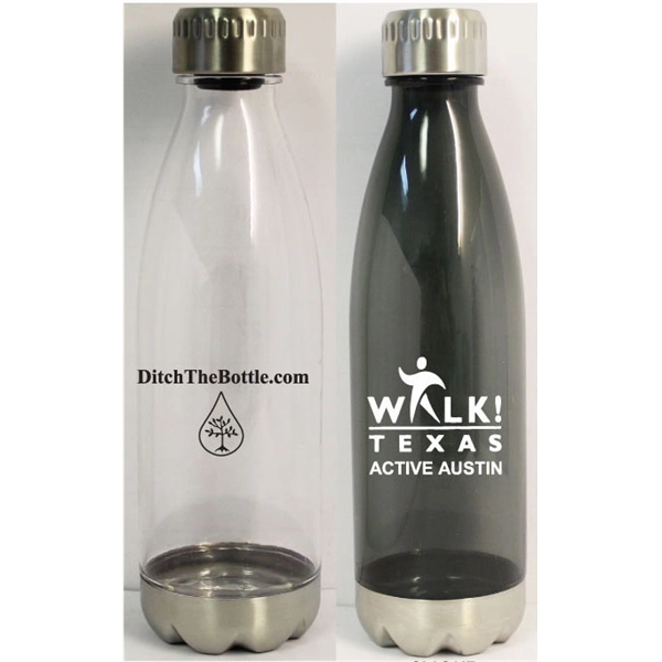 25 oz plastic bottle, transparent clear or black.... from ASI 36988 Artek USA Inc / Artek™ ARTEK