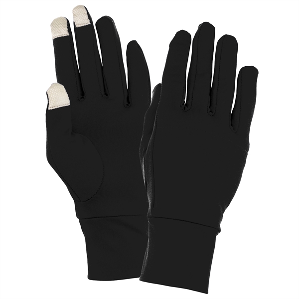 Adult sized gloves with metallic dobby tech tips that are sold... from ASI 37461 Augusta Sportswear