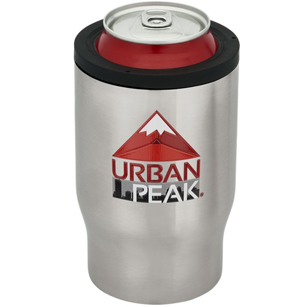 12 oz Urban Peak® 3-in-1 Tumbler/Can Cooler/Bottle Insulator in stainless steel.... from ASI 89320 Starline USA Inc