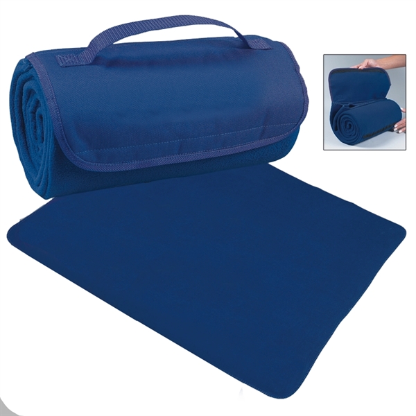 Made of 100% polyester fleece blanket with built in handle.... from ASI 34046 Allcasion Travelware Co