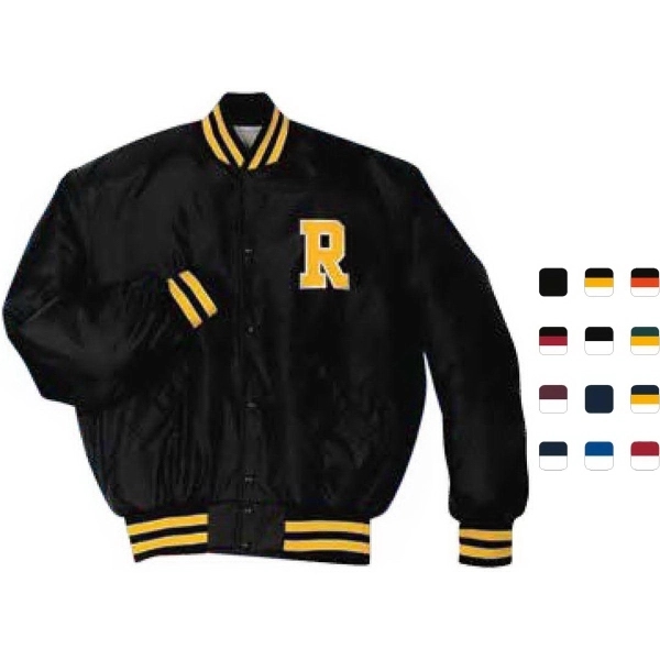 Medium-weight jacket with wind and water resistance and a rib-trim collar,... from ASI 37461 Augusta Sportswear / Holloway® Holloway Sportswear