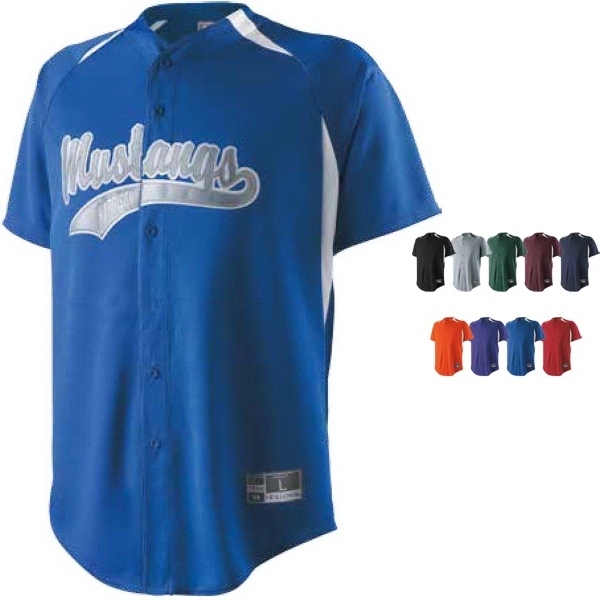 Youth baseball jersey with raglan sleeves.... from ASI 37461 Augusta Sportswear / Holloway®