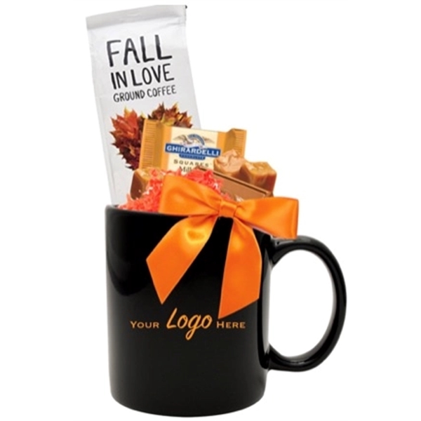 Fall Themed Gift Mug with Coffee or Cocoa... from ASI 89971 Stuff A Mug