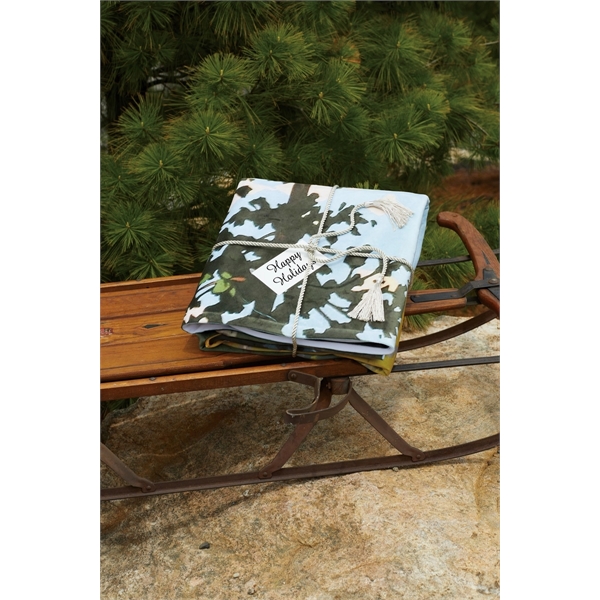 Mansfield Sherpa Blanket packaged in a reusable tote bag.... from ASI 91605 Towel Specialties / Cobblestone Mills