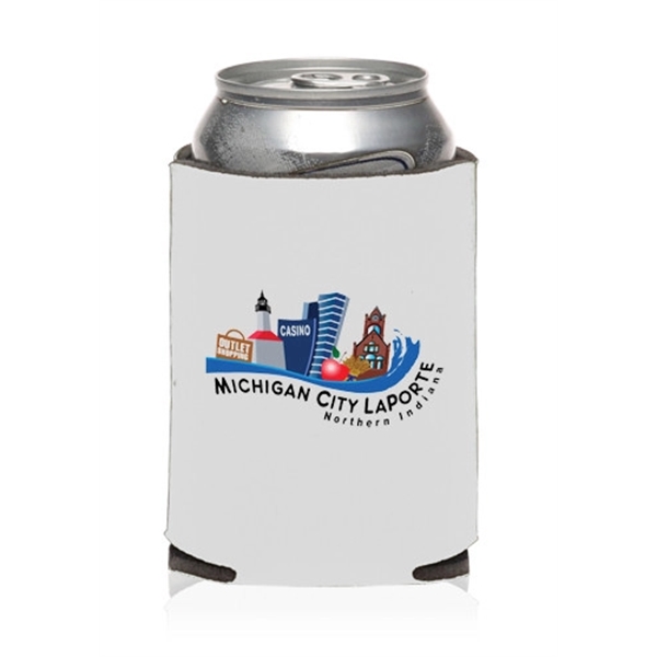 Polyurethane foam, full color collapsible can cooler.... from ASI 39552 BEL Promo