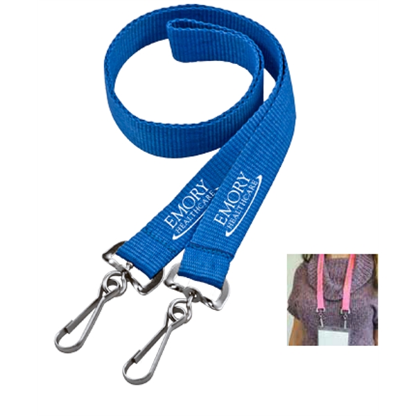 Dye Sub Twist-Free Value Lanyard is printed by using full-color sublimation... from ASI 64635 KEY-BAK Promotional Products