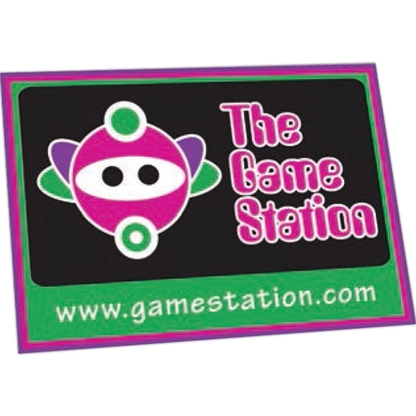 5.5" x 8.25" rectangular white static vinyl decal with static backing,... from ASI 56950 Gill Studios Inc / Gill-Line®