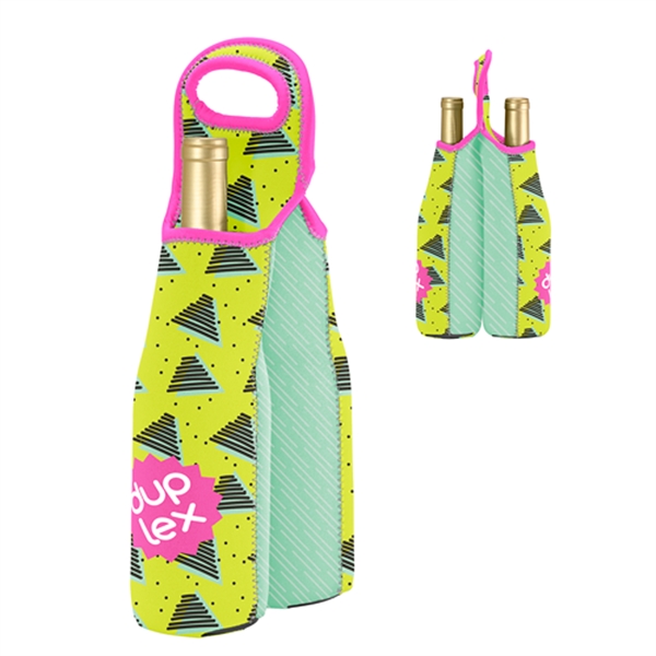 High quality neoprene wine carrier that holds two 750ml bottles with... from ASI 74710 Numo / NUMO